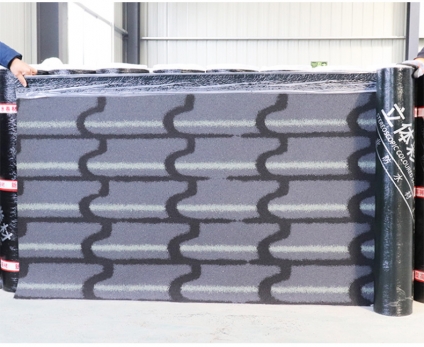 sbs立體彩砂防水卷材 改性瀝青防水卷材平房屋頂用裝飾防水材料